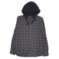 Mens Grey Vans Hooded  Coat