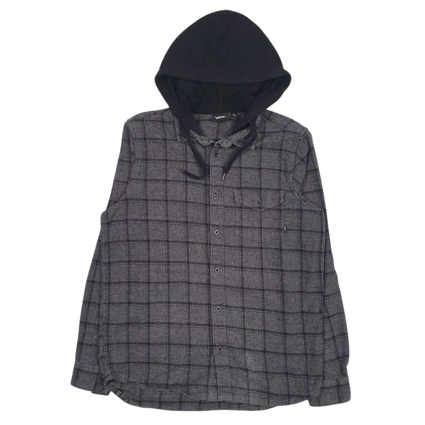 Mens Grey Vans Hooded  Coat