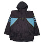 Mens Black Adidas Vintage 90s Equipment  Coat