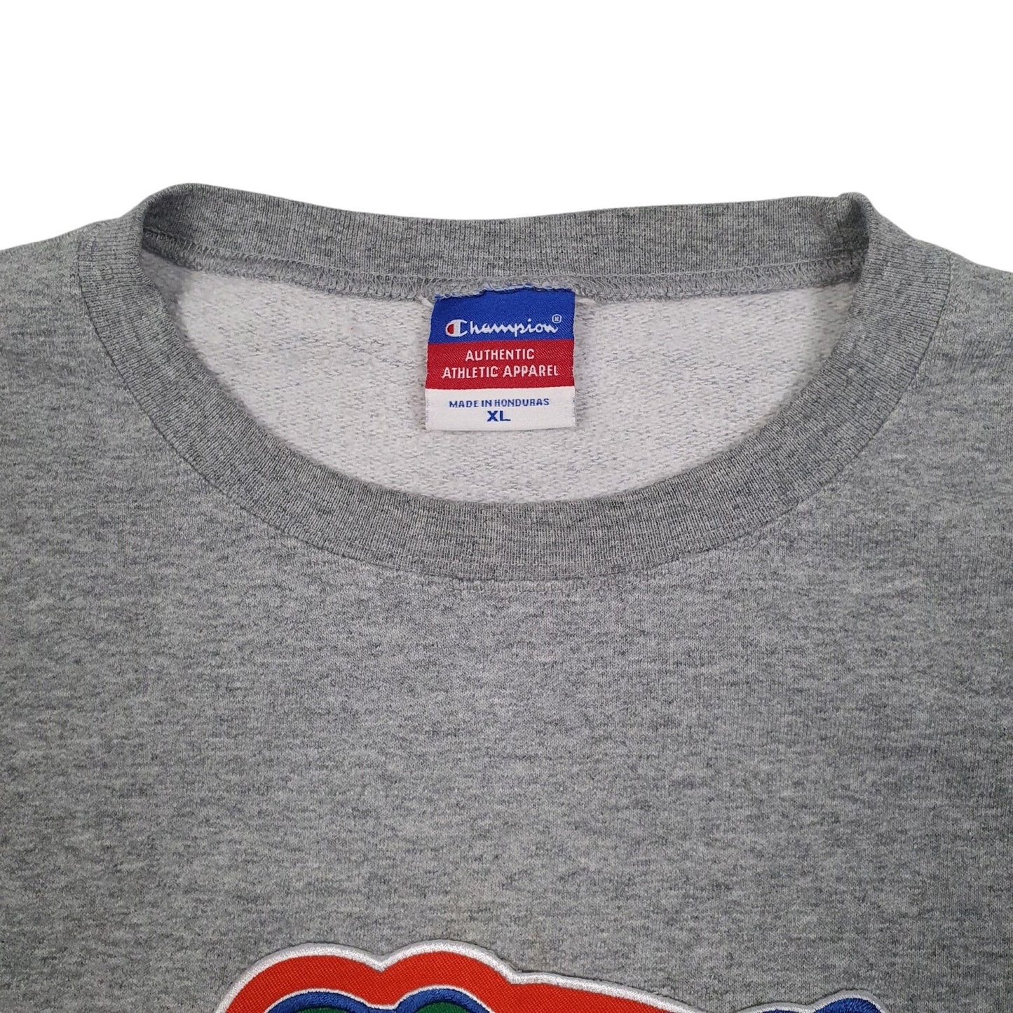 Mens Grey Champion Florida Gators Vintage 2000s Crewneck Jumper