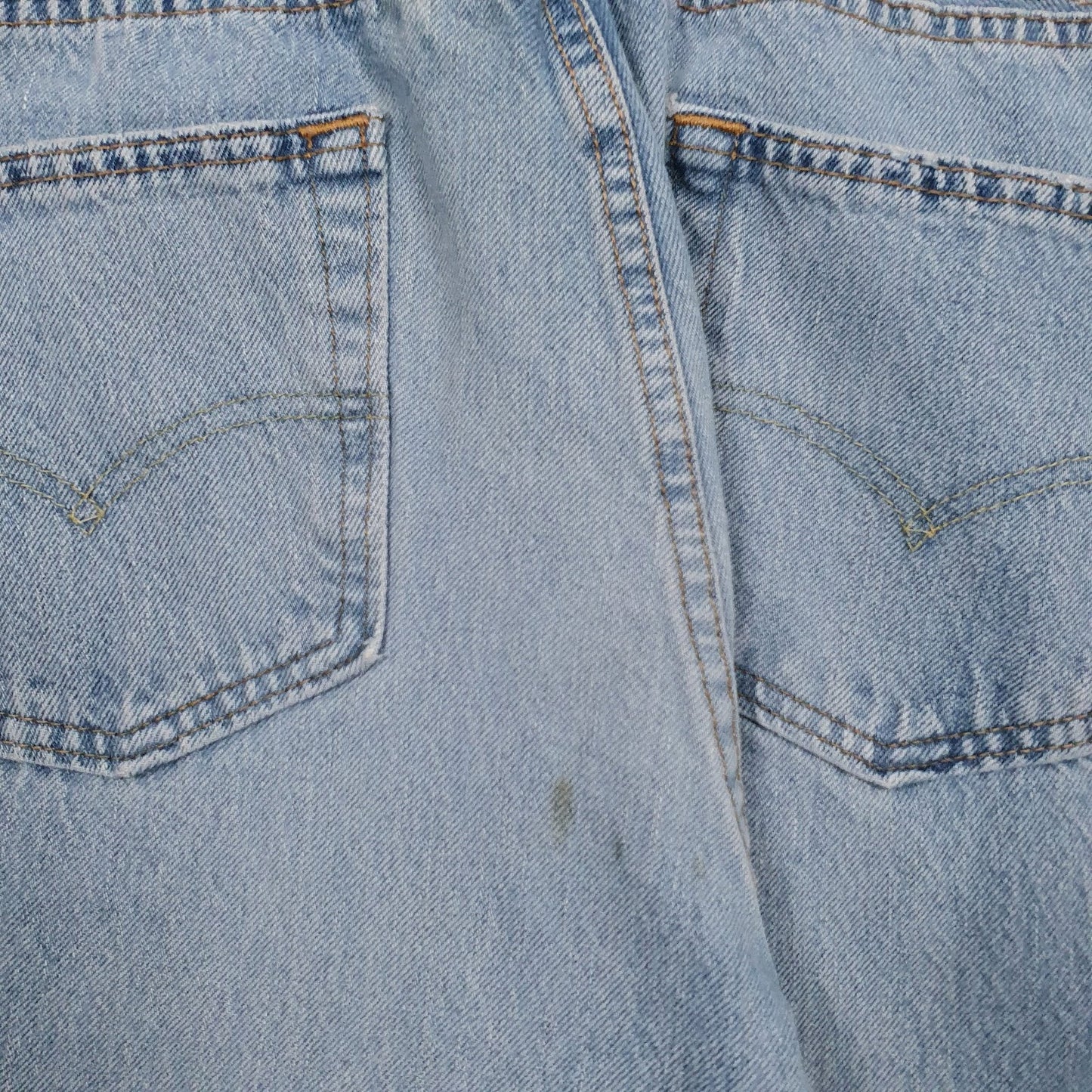 Mens Blue Levis Distressed  Jeans