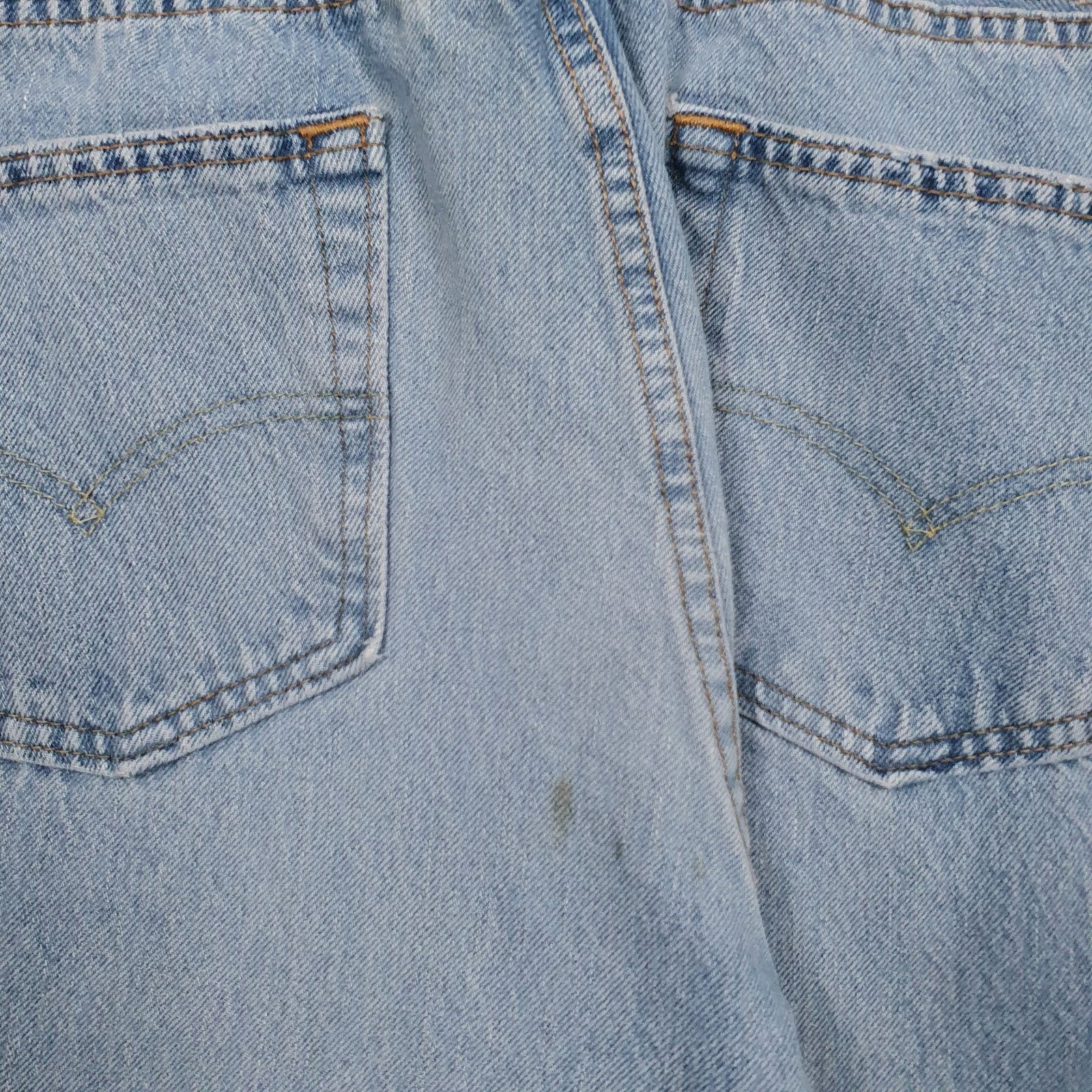 Mens Blue Levis Distressed  Jeans