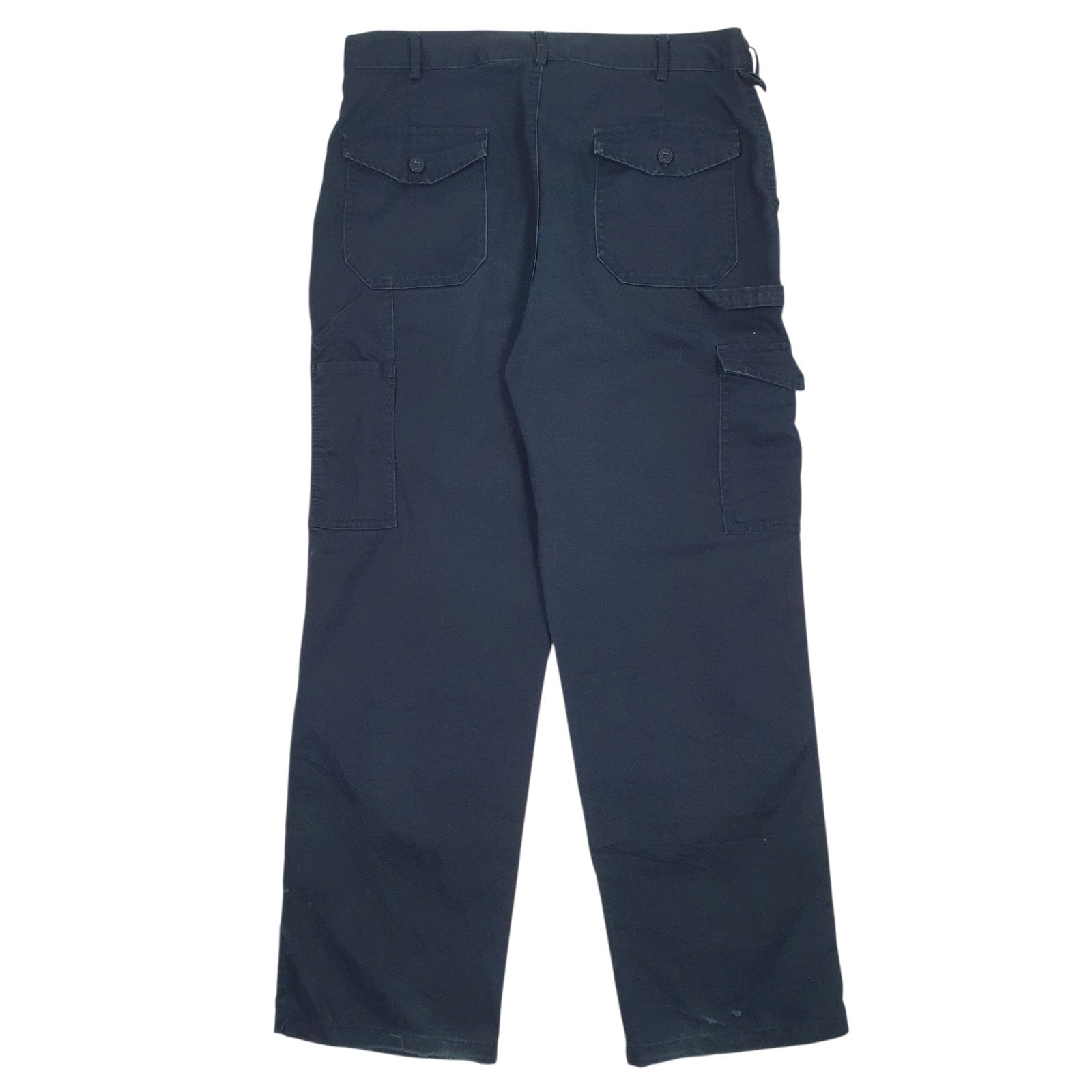 Mens Navy Dickies Workwear Double Knees  Trousers