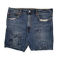 Mens Blue Levis  Denim Shorts
