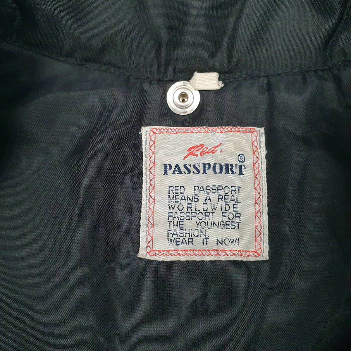 Womens Black Passport   Coat