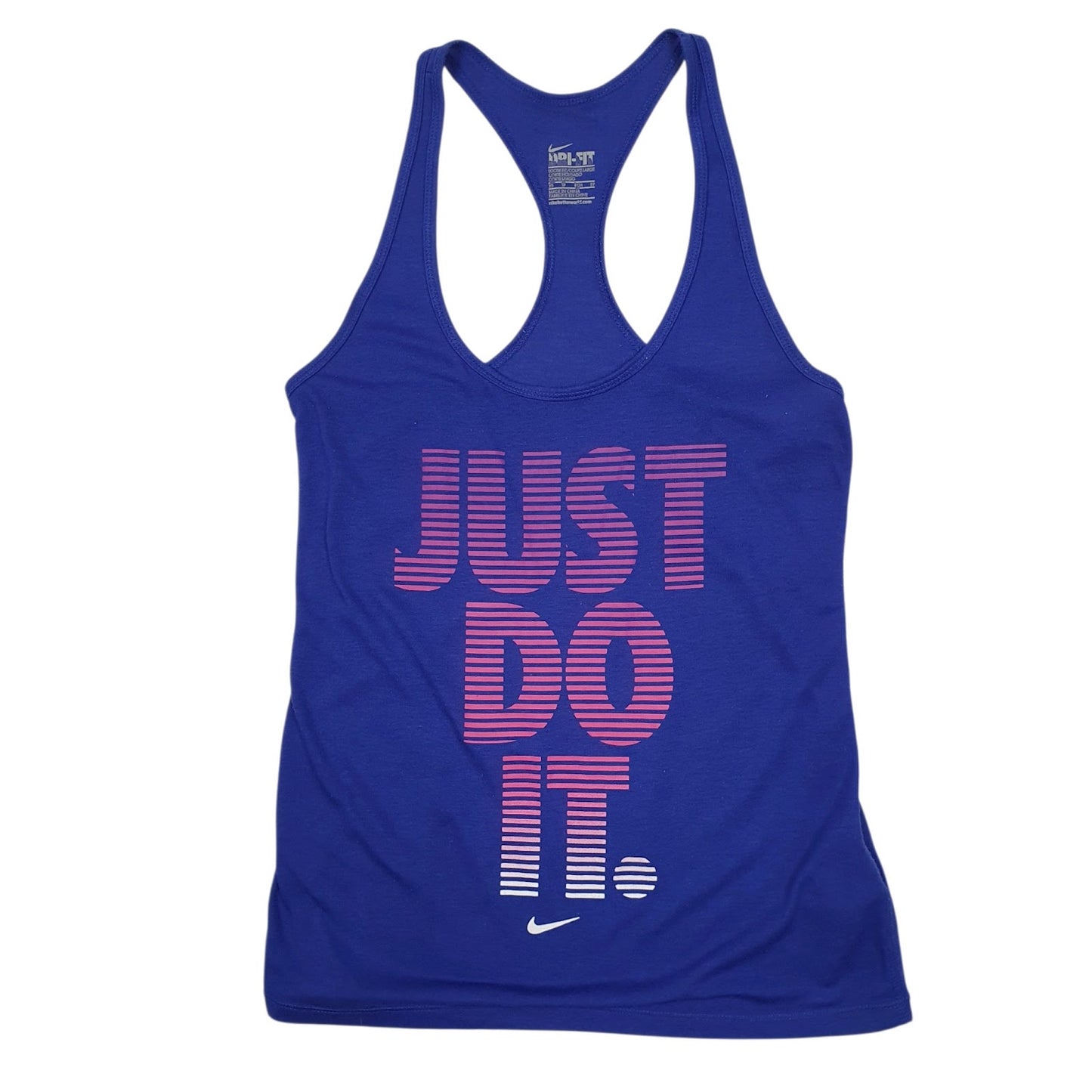 Mens Blue Nike Vest Short Sleeve T Shirt