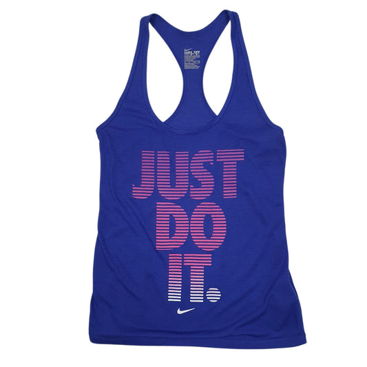 Mens Blue Nike Vest Short Sleeve T Shirt