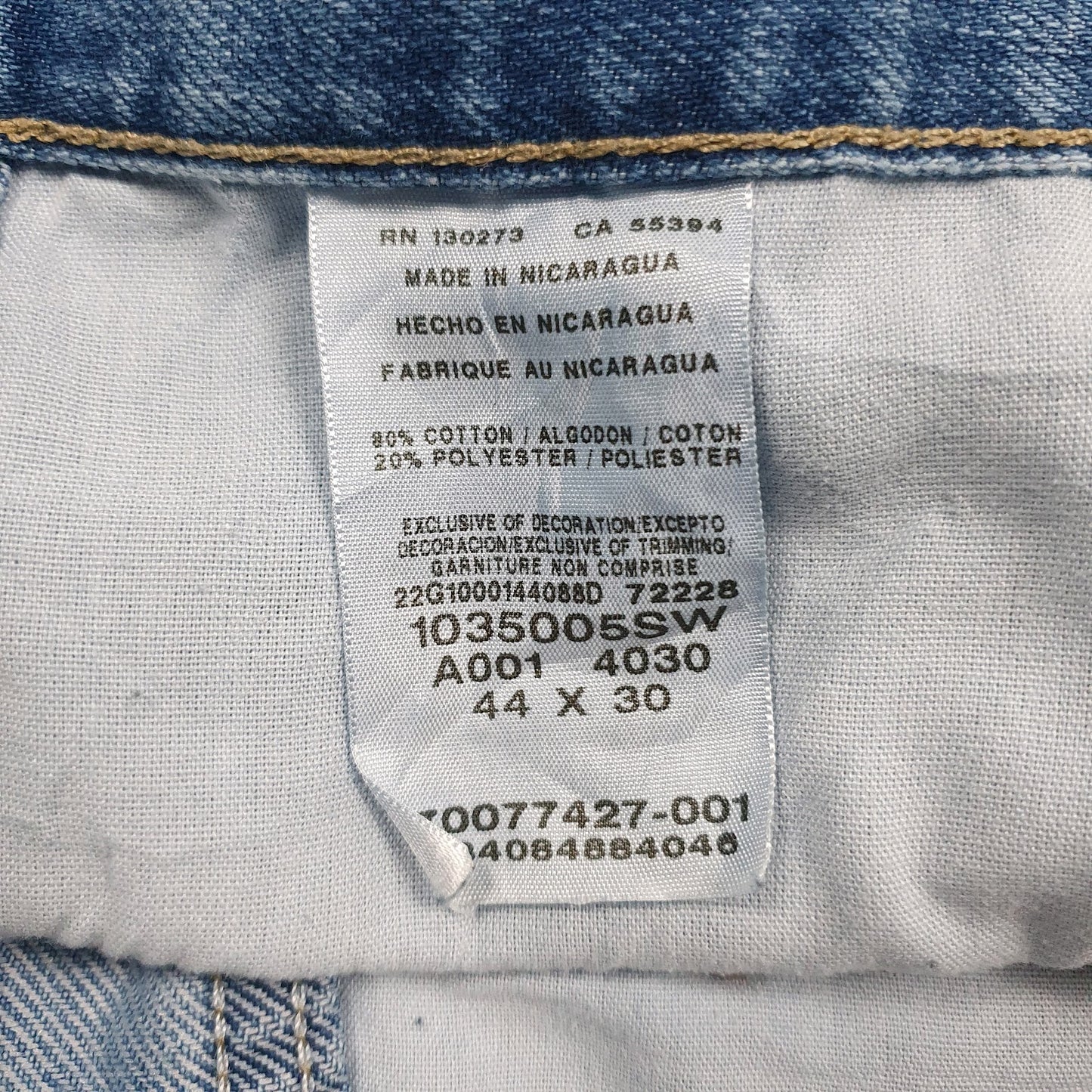 Mens Blue Wrangler   Jeans