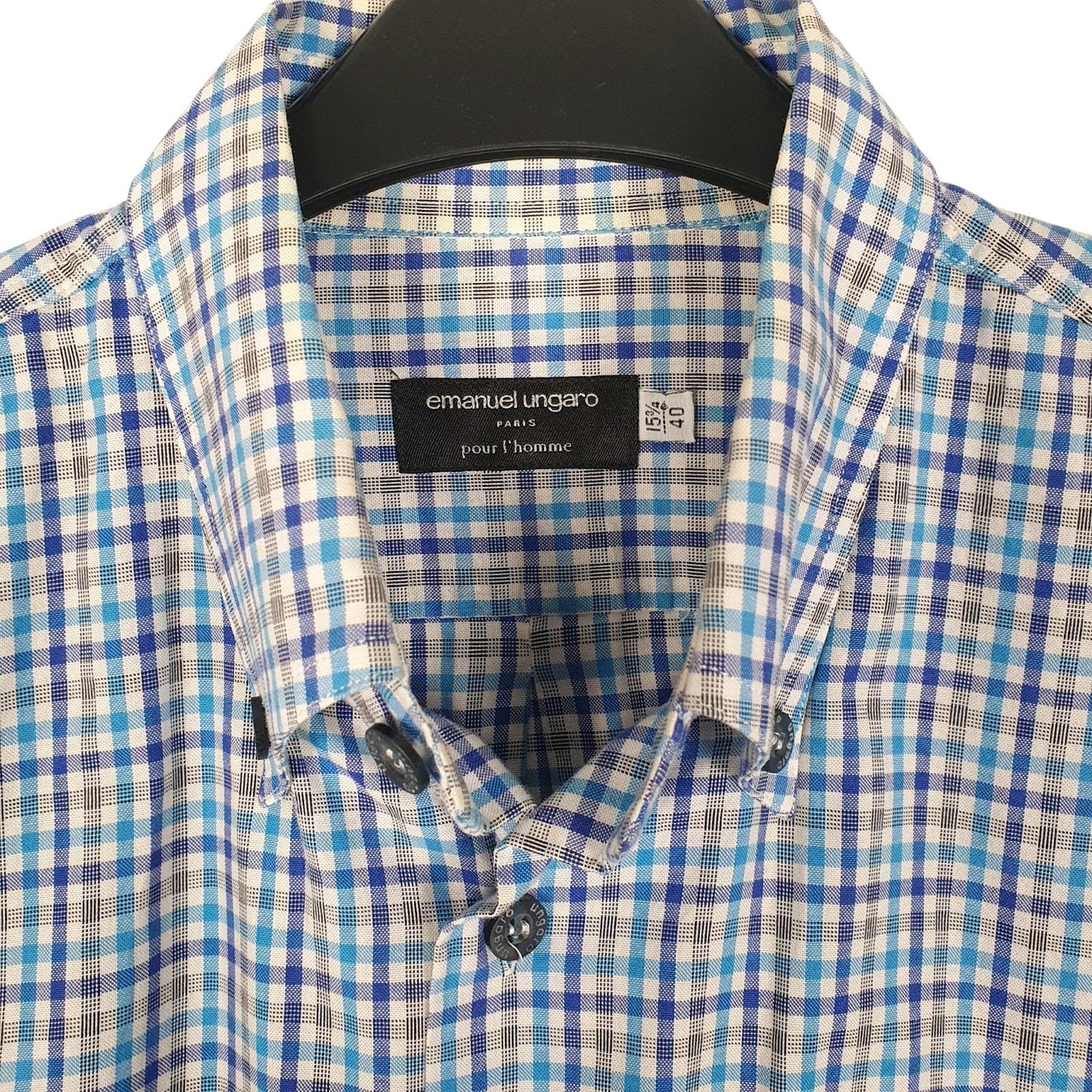 Mens Blue Emanuel Ungaro   Shirt
