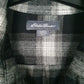 Mens Grey Eddie Bauer Flannel  Shirt