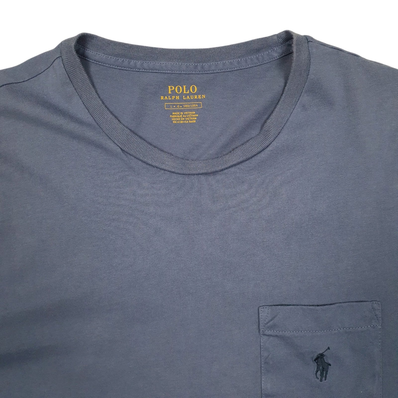 Mens Blue Polo Ralph Lauren   T Shirt