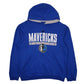Mens Blue Adidas Dallas Mavericks NBA Basketball Hoodie Jumper