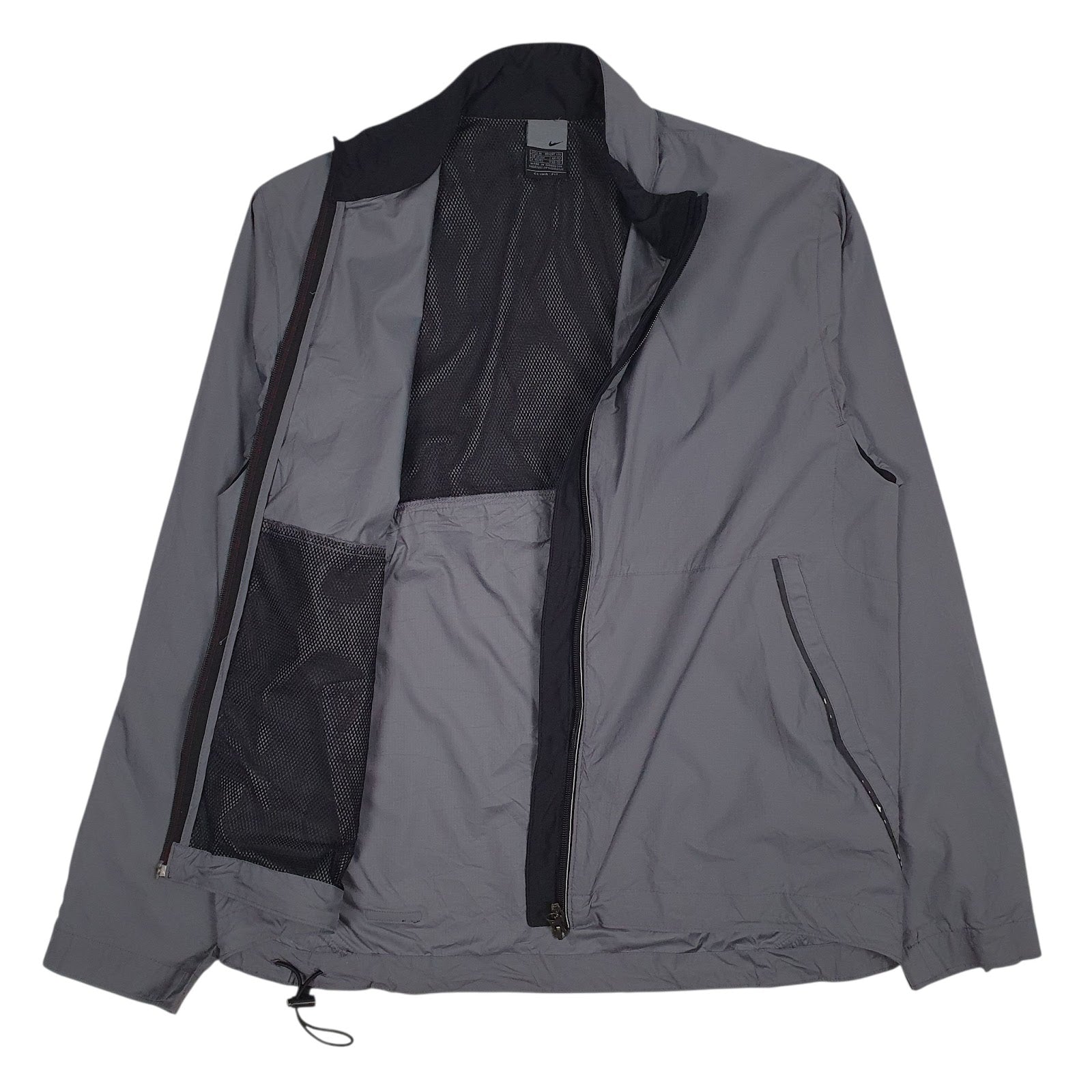 Mens Grey Nike Clima-Fit Full Zip Coat