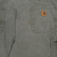 Mens Green Carhartt Blanket Lined  Jeans