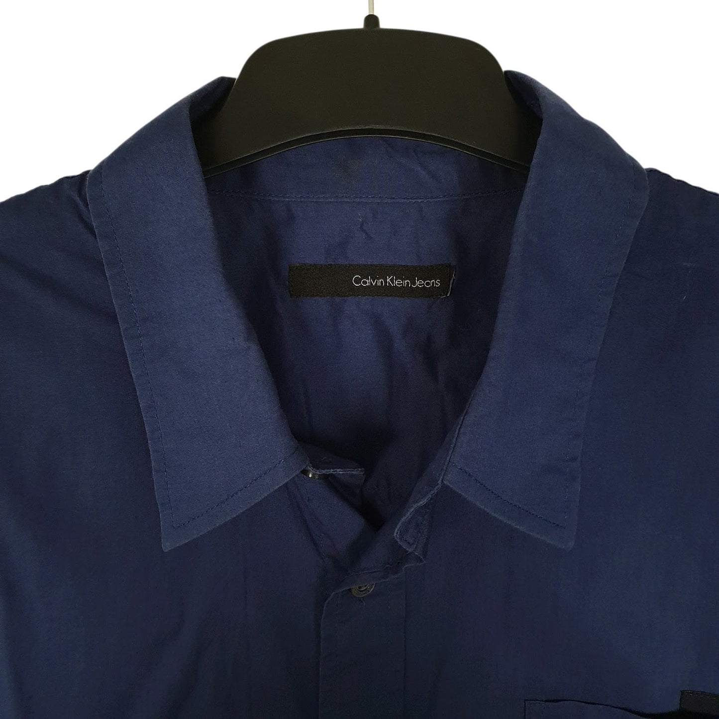 Mens Navy Calvin Klein   Shirt
