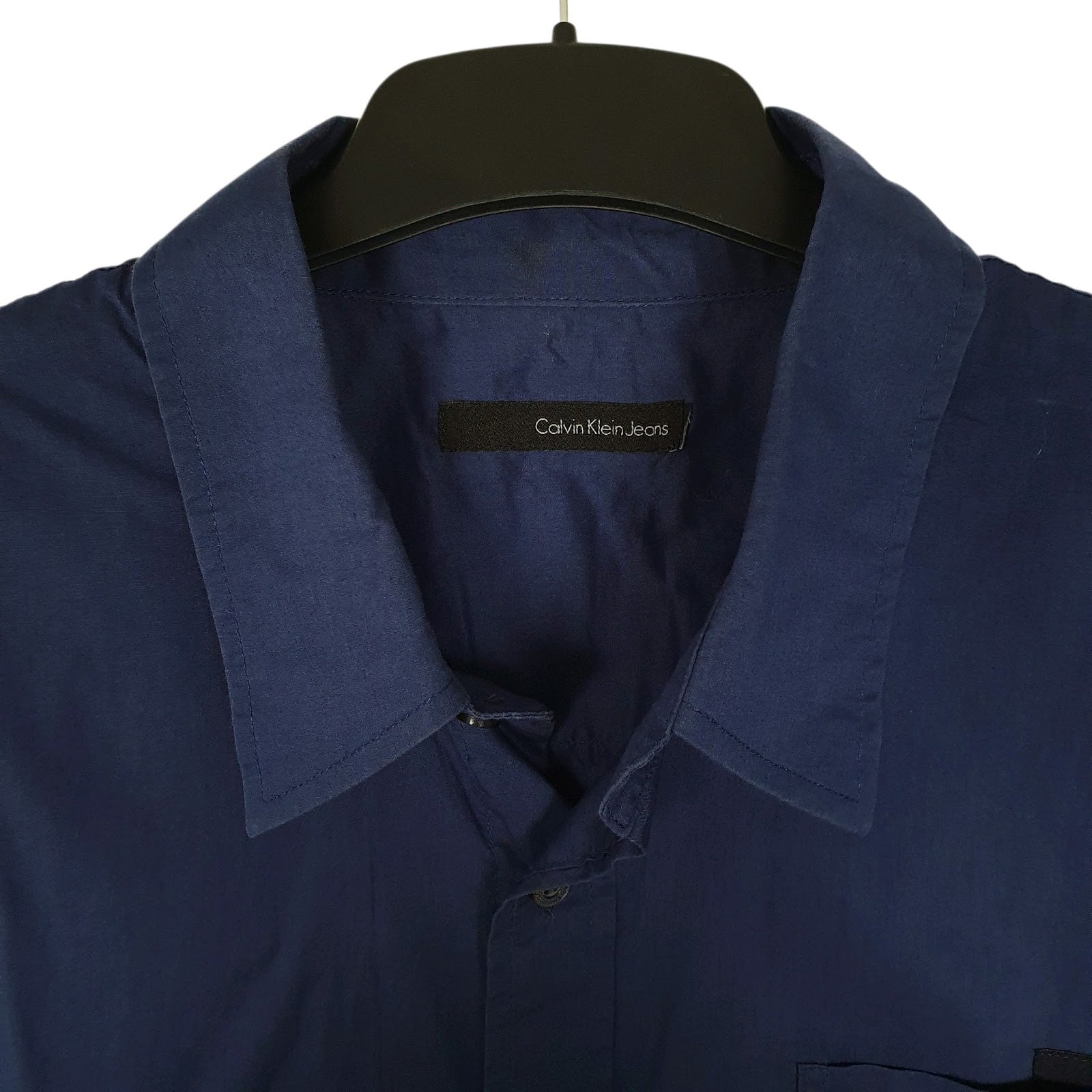 Mens Navy Calvin Klein   Shirt