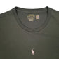 Mens Green Polo Ralph Lauren Custom Slim Fit Turtle Neck T Shirt
