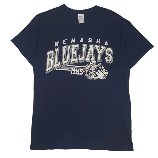 Mens Navy Gildan  Short Sleeve T Shirt