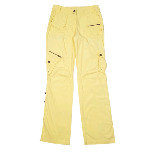 Womens Yellow Yessica  Cargo Trousers