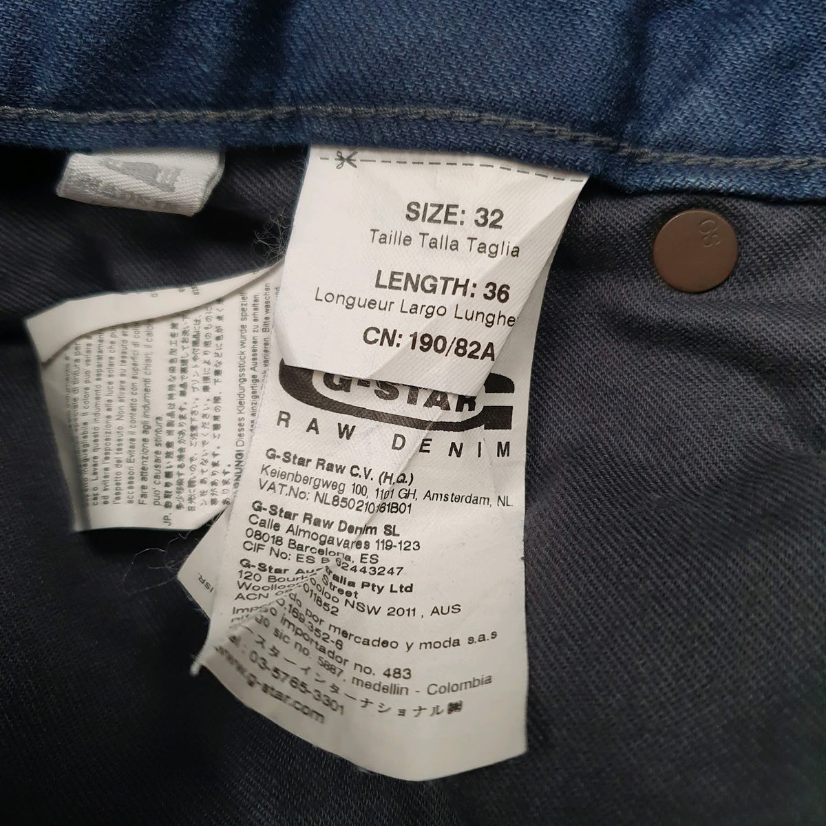 Mens Blue G-Star   Jeans