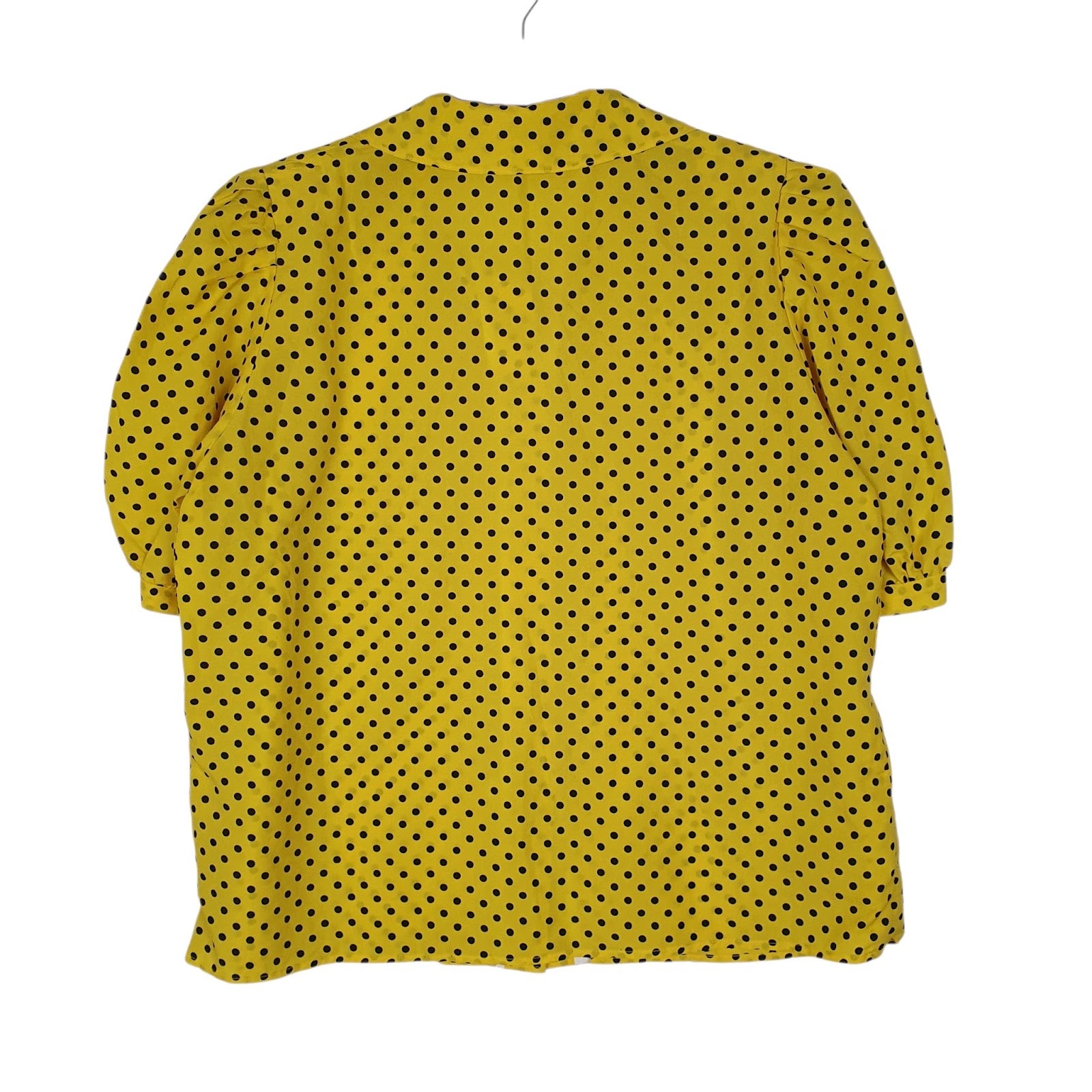 Womens Yellow Unbranded Polka Dot  Shirt