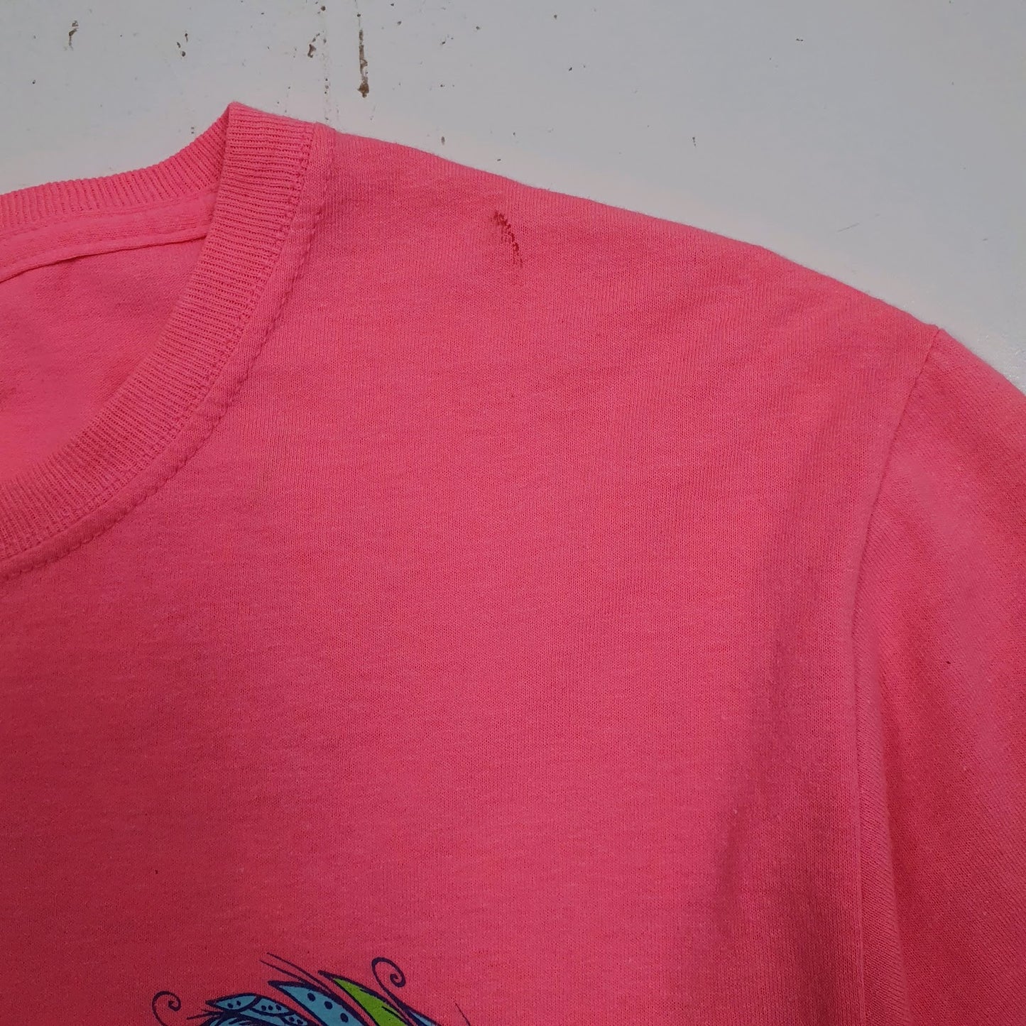 Mens Pink Fruit Of The Loom Blessed Girls  T Shirt