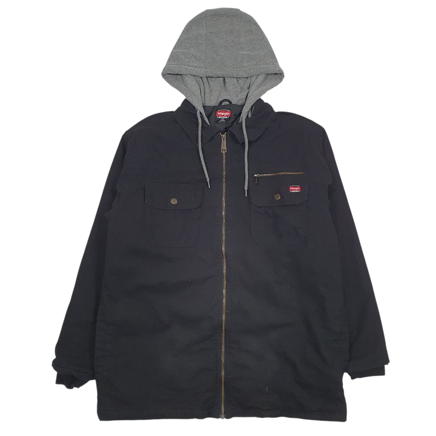 Mens Black Wrangler Padded  Coat