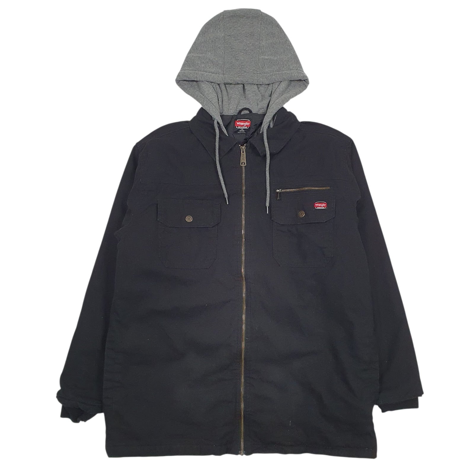 Mens Black Wrangler Padded  Coat
