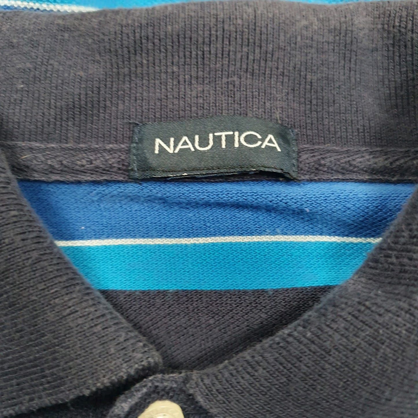Mens Blue Nautica   Polo Shirt