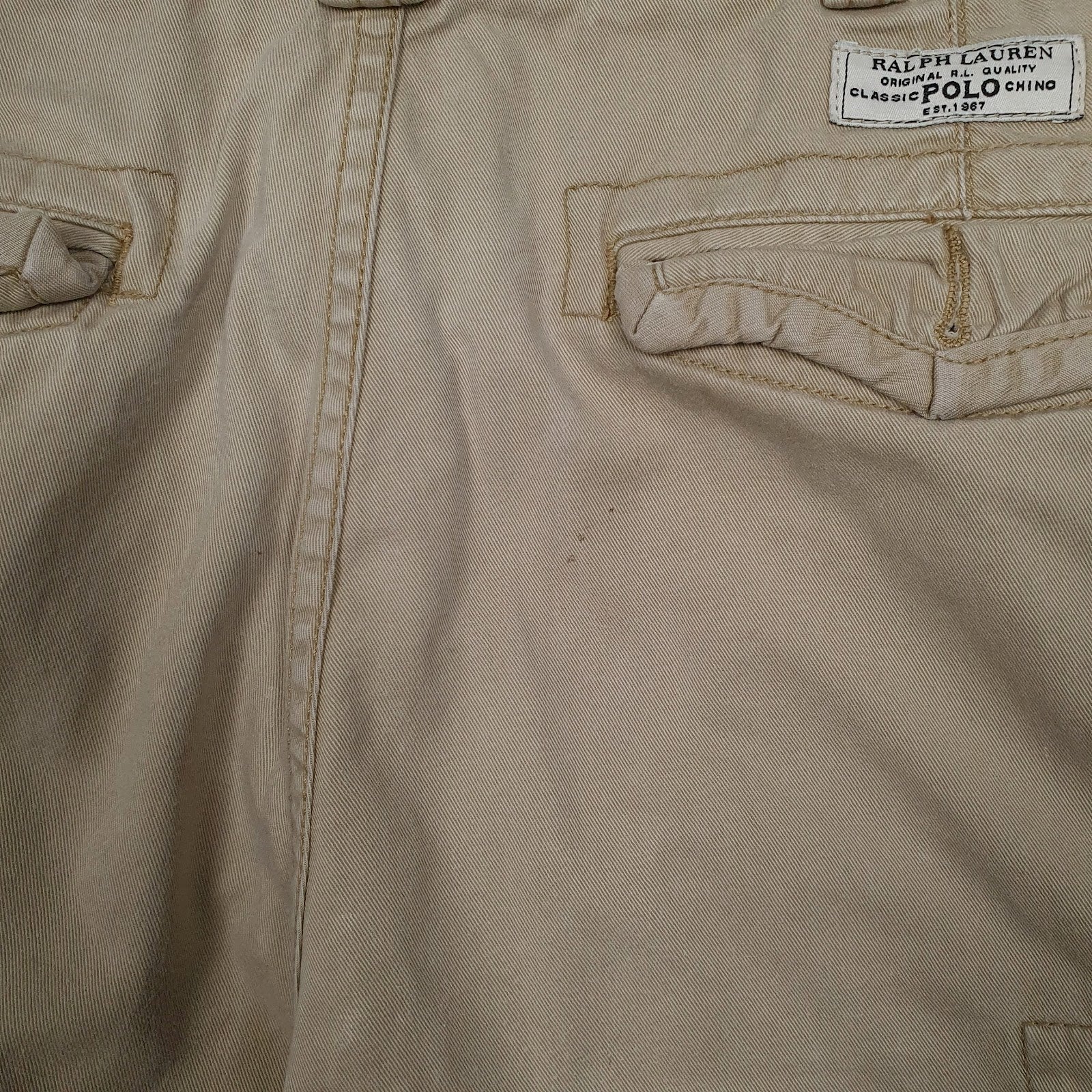 Mens Beige Polo Ralph Lauren   Shorts