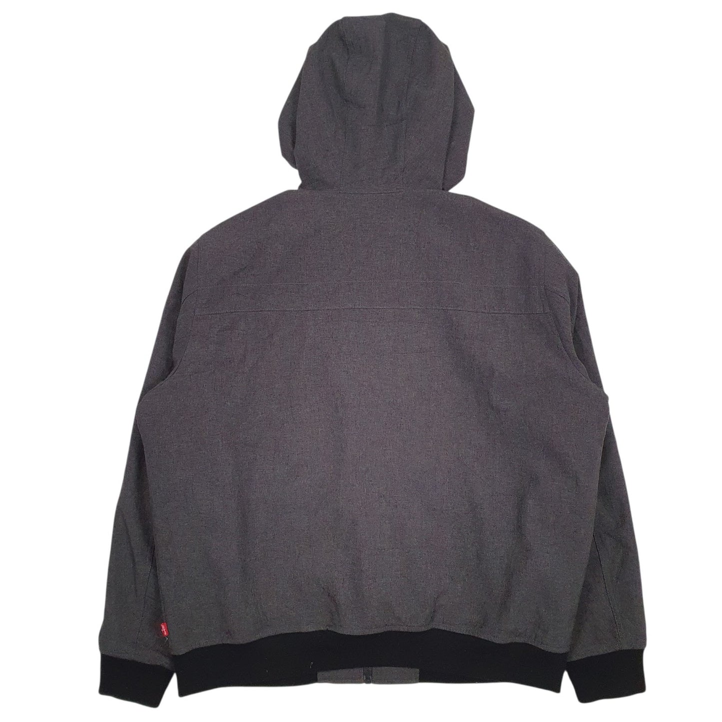 Mens Grey Levis Sherpa Lined  Coat