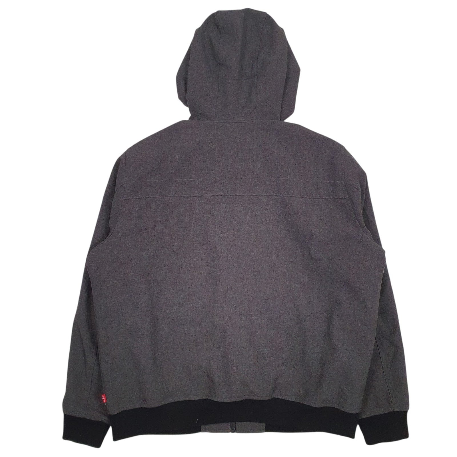 Mens Grey Levis Sherpa Lined  Coat