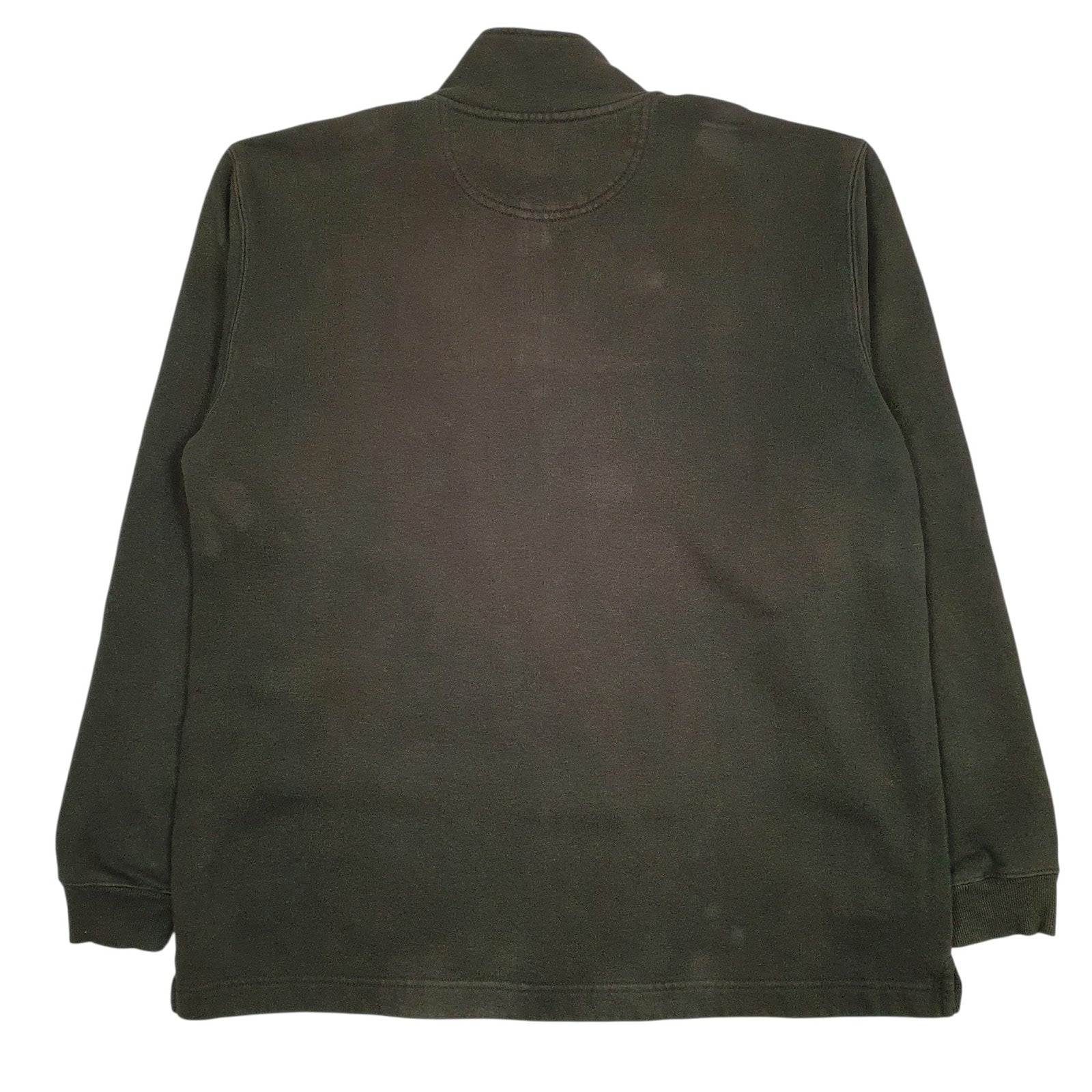 Mens Green Carhartt Vintage Quarter Zip Jumper