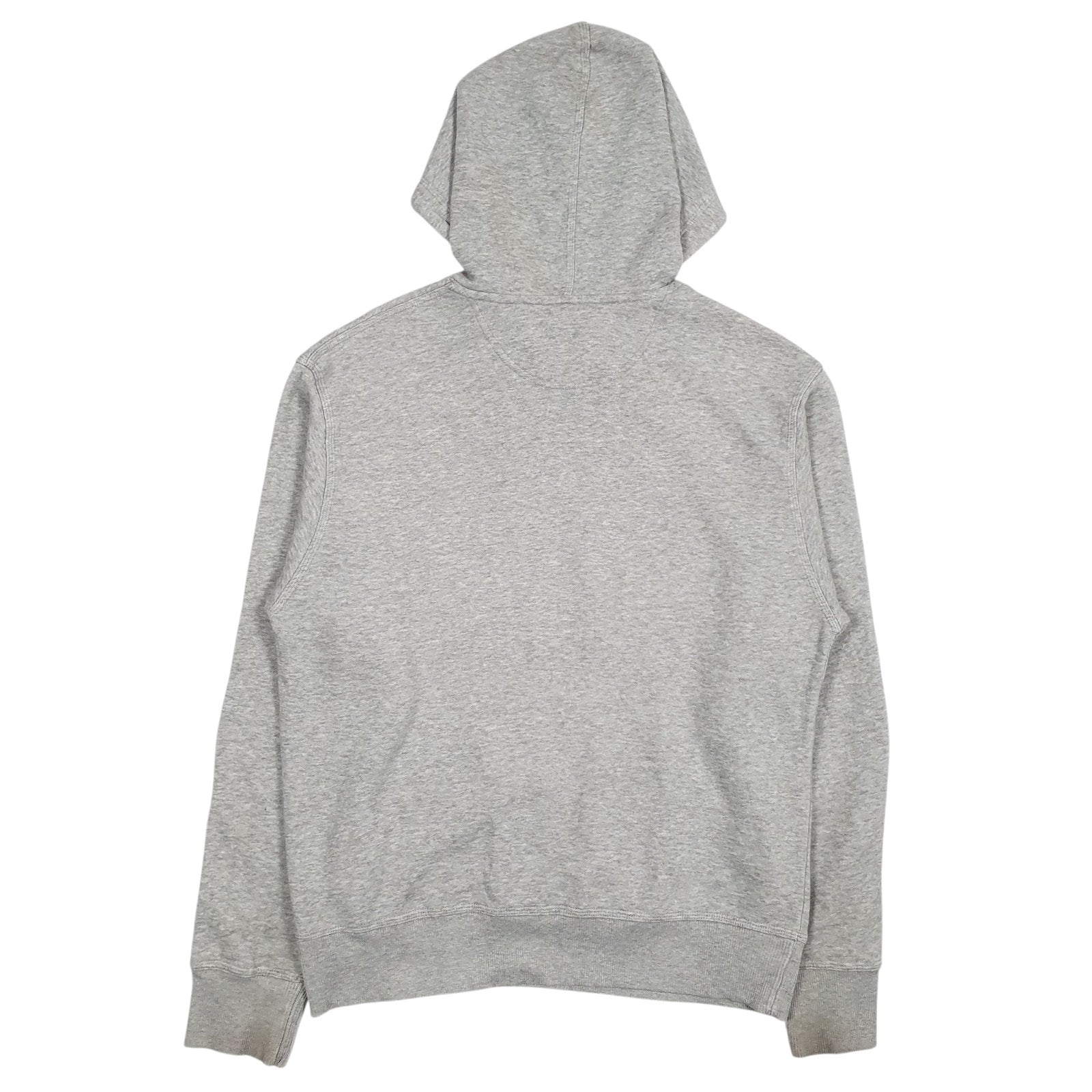 Mens Grey Champion Spellout Hoodie Jumper