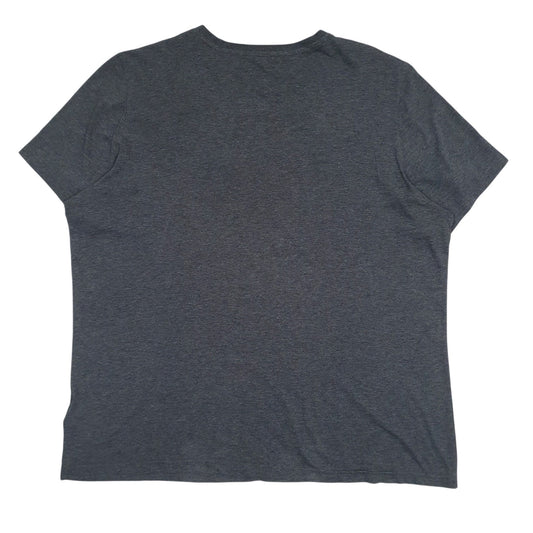Mens Grey Reebok Spellout  T Shirt