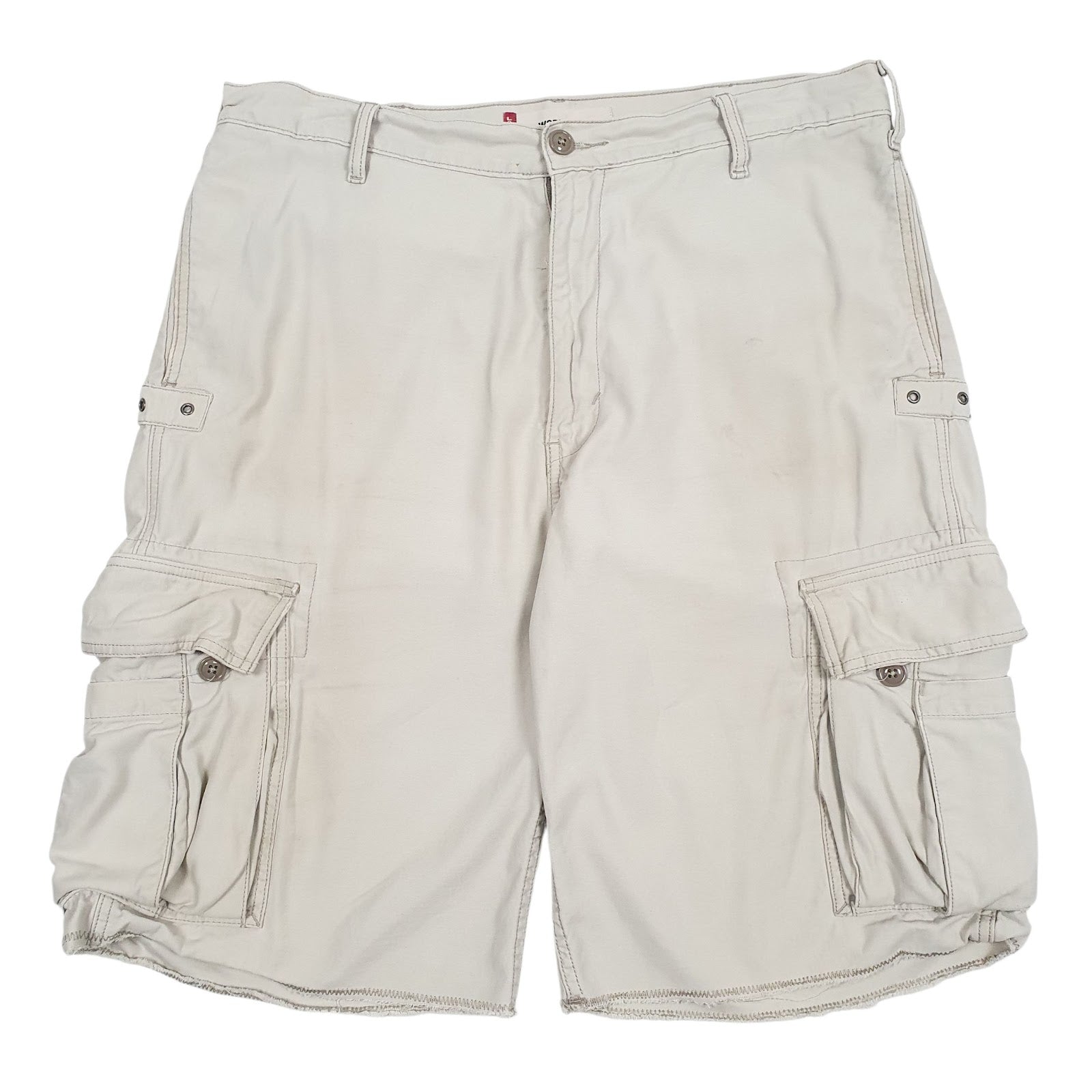 Mens Beige Levis Workwear Cargo Shorts