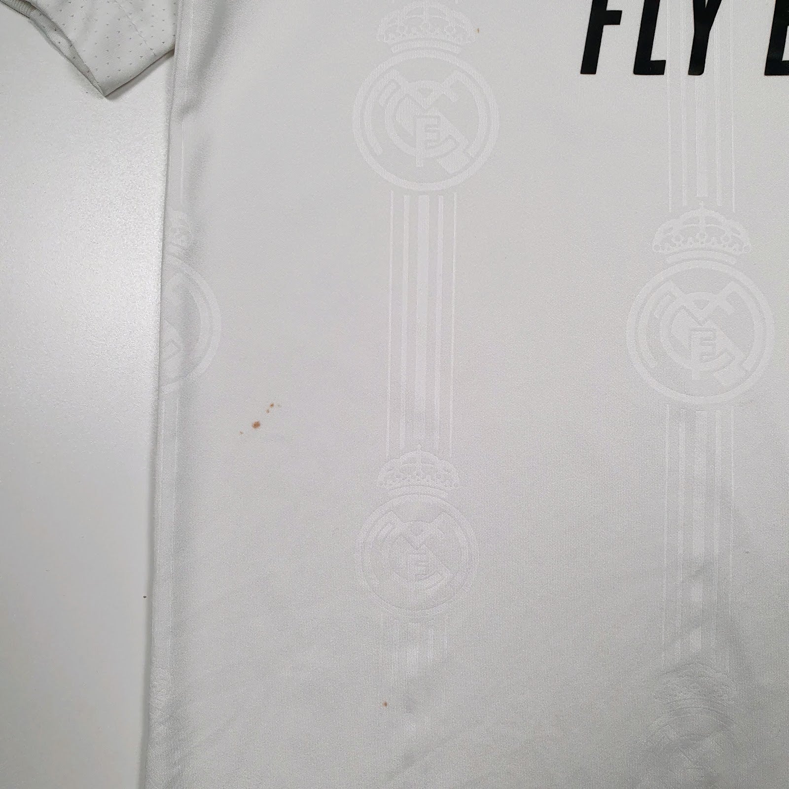 Mens White Adidas Real Madrid FC  Polo Shirt