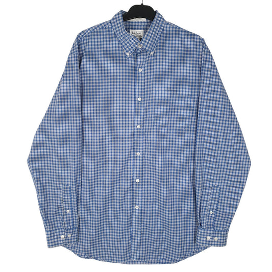 Mens Blue L.L.Bean  Long Sleeve Shirt