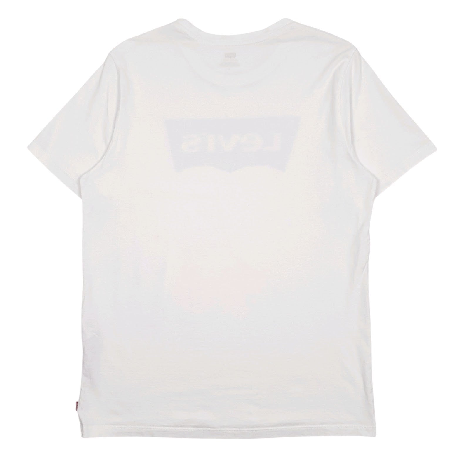 Mens White Levis Spellout  T Shirt