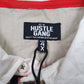 Mens Blue Hustle Gang Rugby Crewneck Polo Shirt