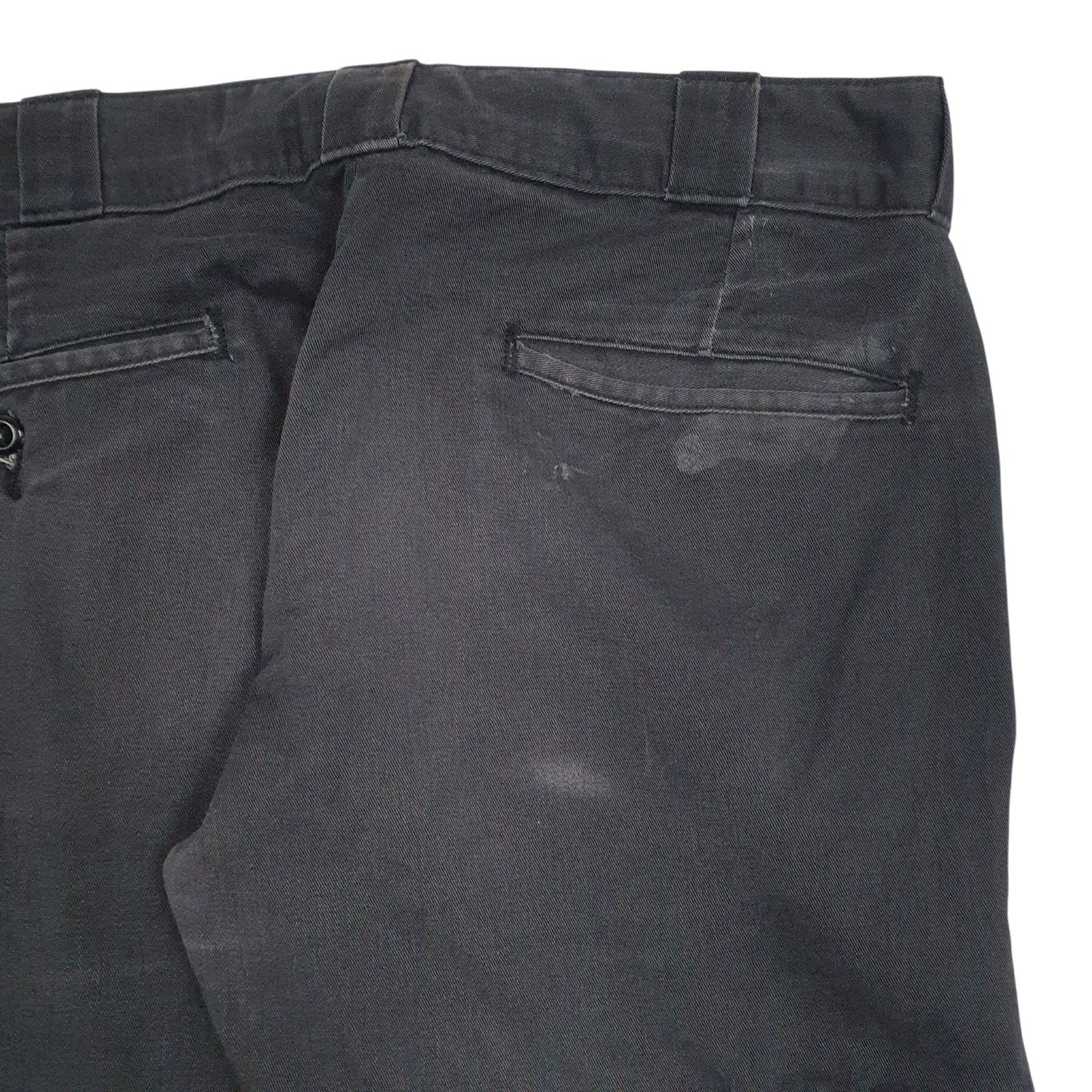 Mens Grey Dickies Workwear Double Knees  Trousers