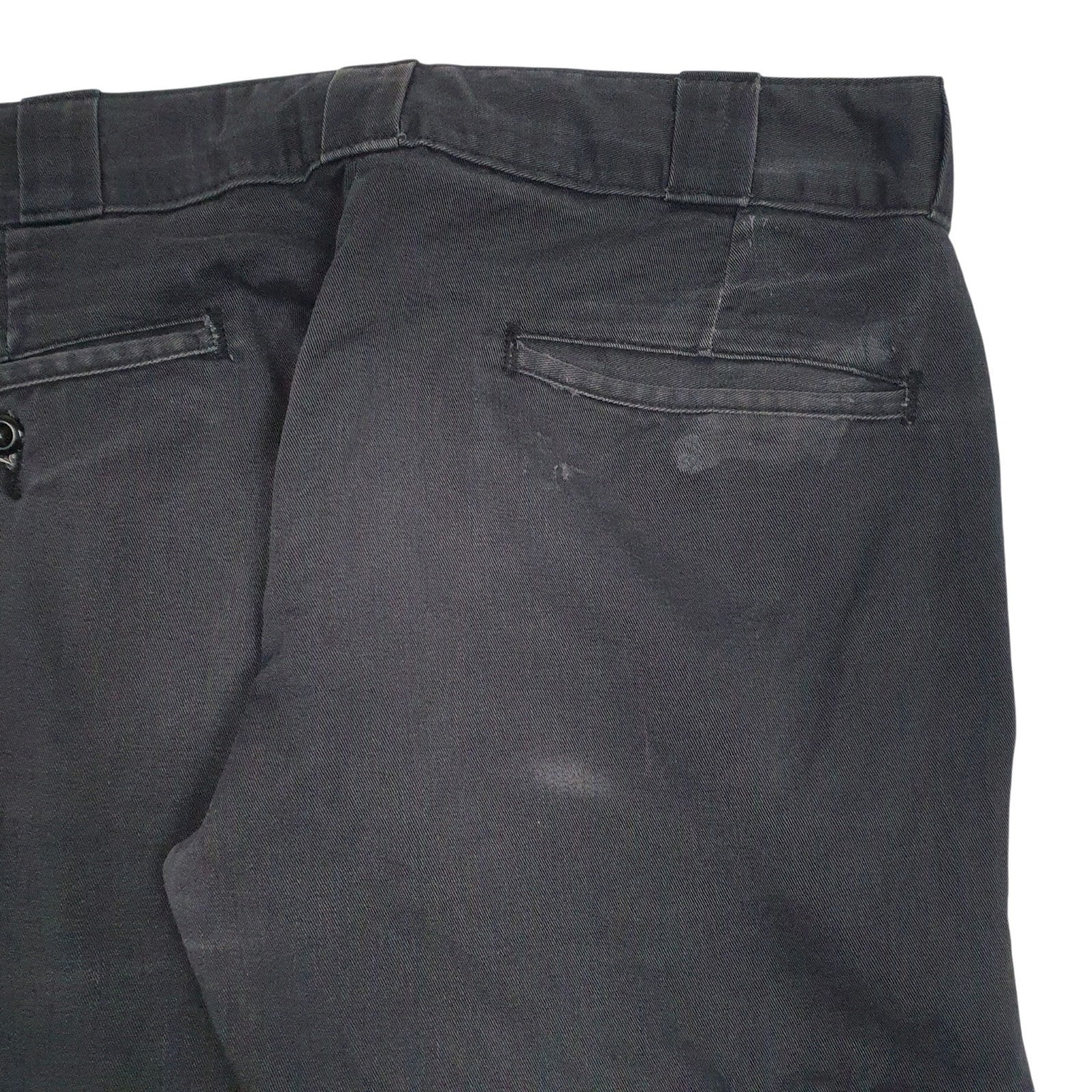 Mens Grey Dickies Workwear Double Knees  Trousers