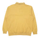 Mens Yellow Pierre Cardin Button Up Quarter Zip Jumper
