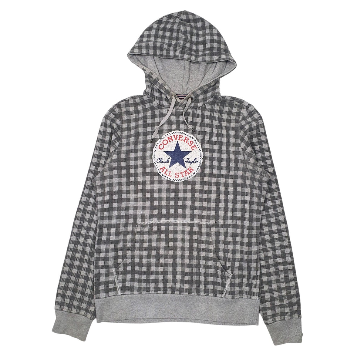 Mens Grey Converse  Hoodie Jumper