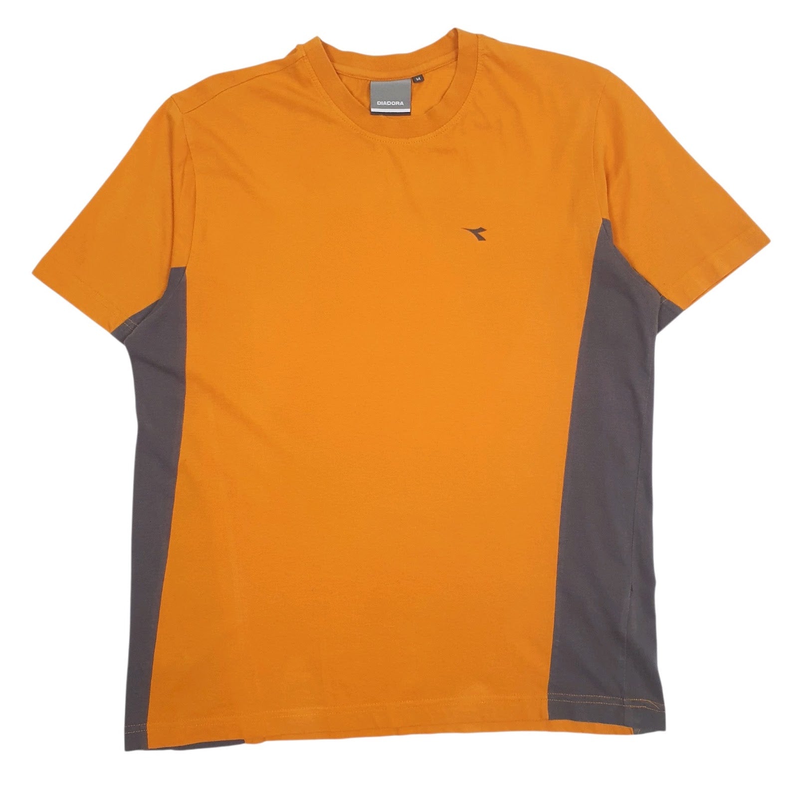 Mens Yellow Diadora  Short Sleeve T Shirt
