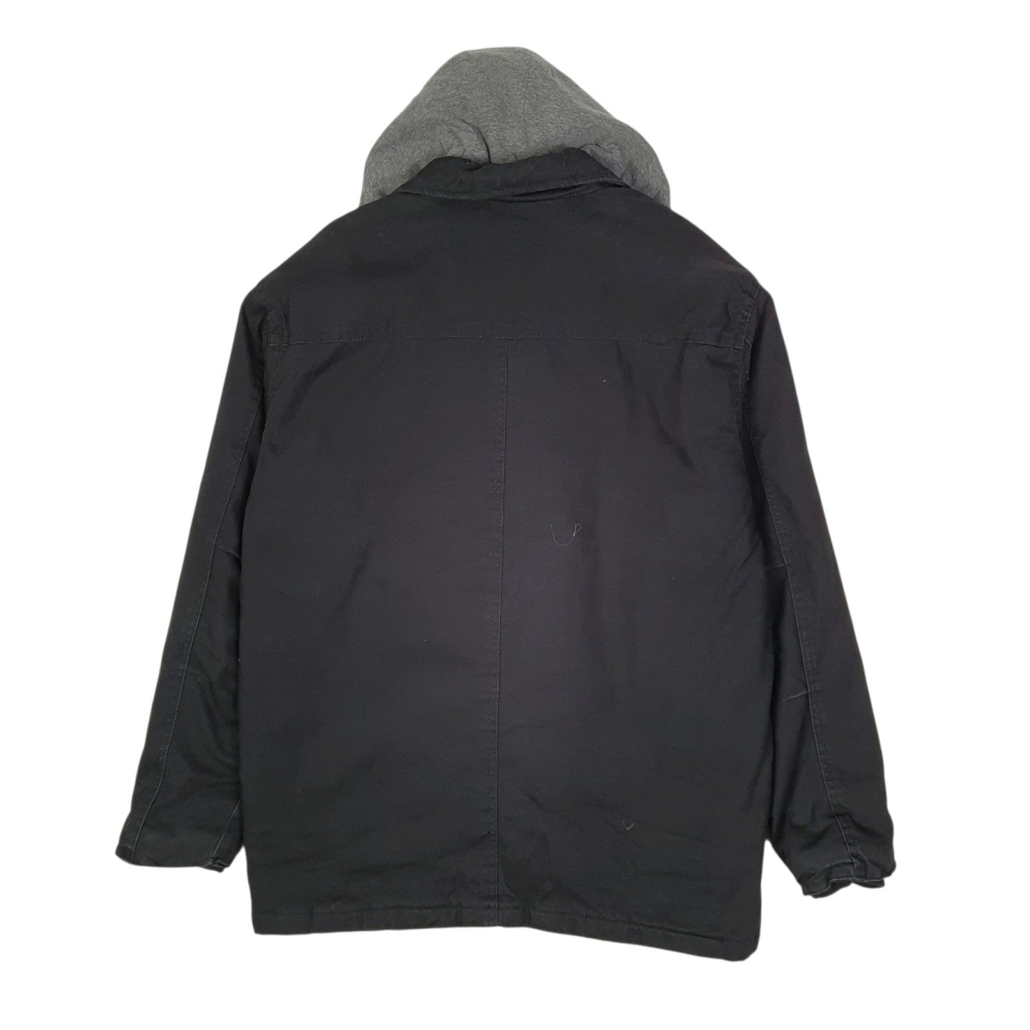 Mens Black Wrangler Chore Bomber Hoodie Windbreaker  Coat