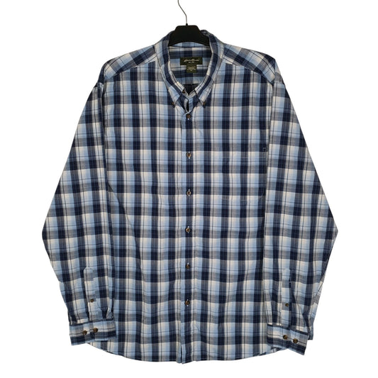 Mens Blue Eddie Bauer  Long Sleeve Shirt