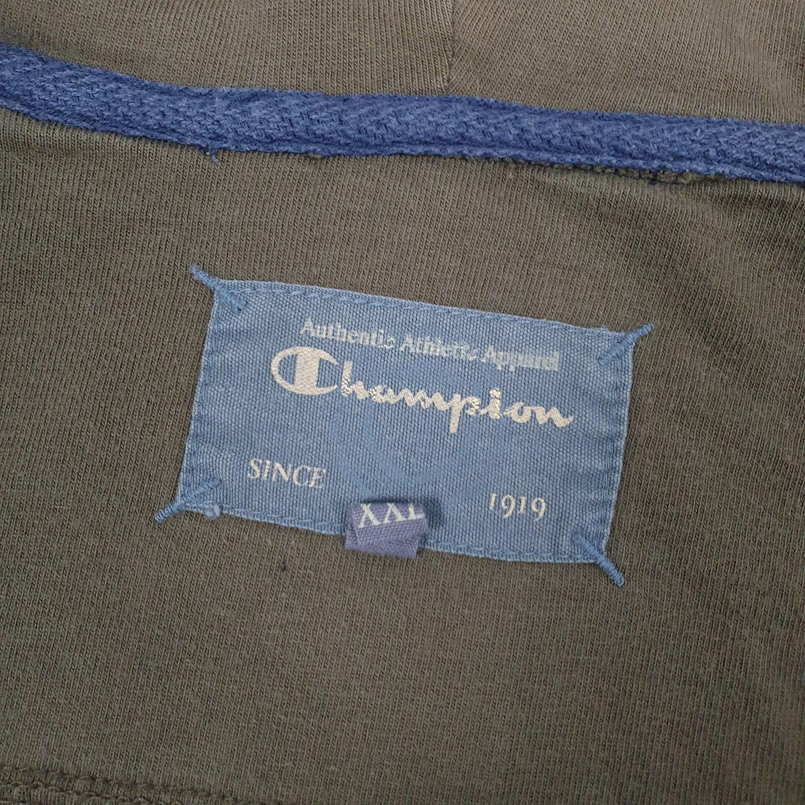 Mens Navy Champion  Full Zip Jumper