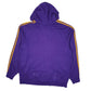Mens Purple Adidas LA Lakers NBA Hoodie Full Zip Jumper