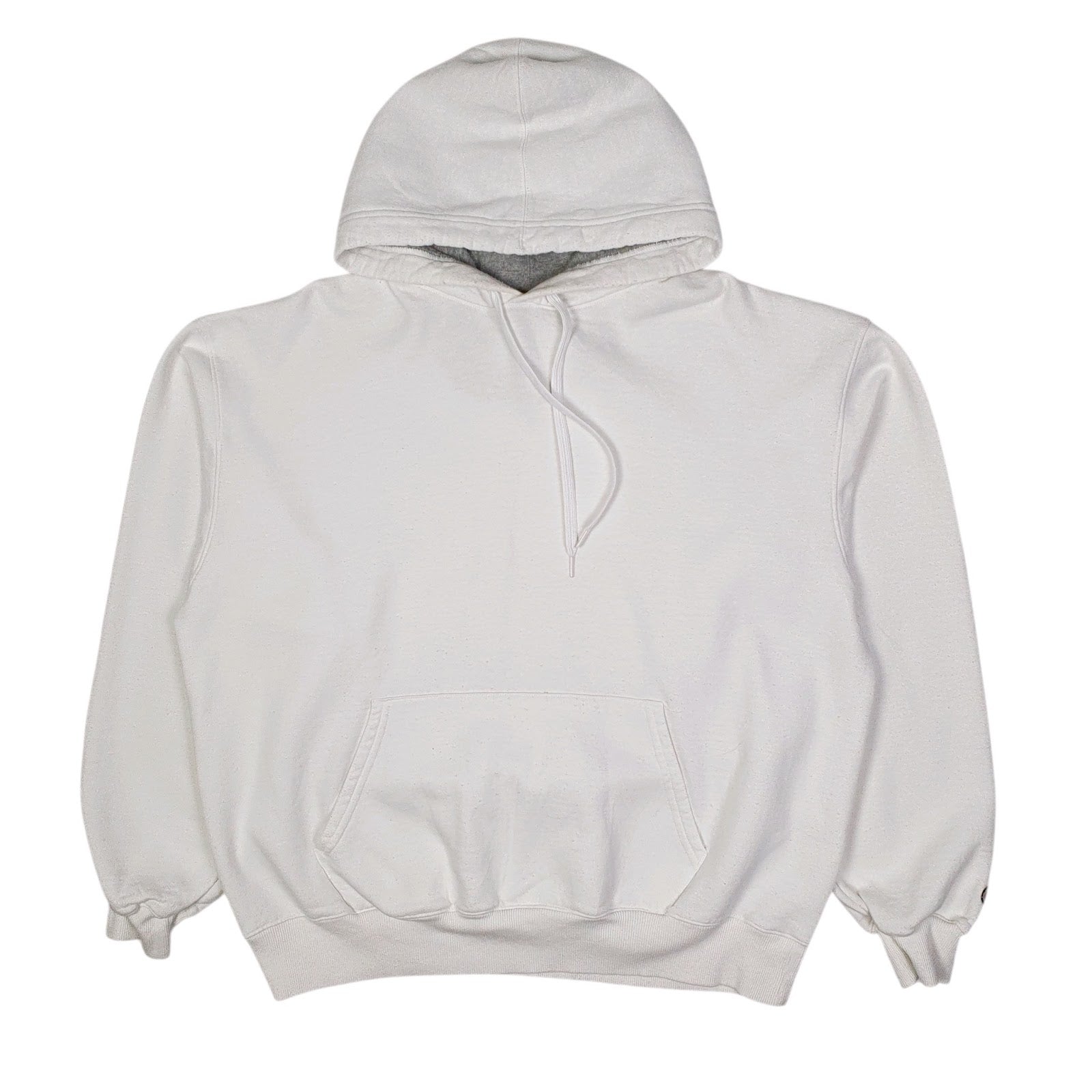 Mens White Champion  Hoodie Jumper